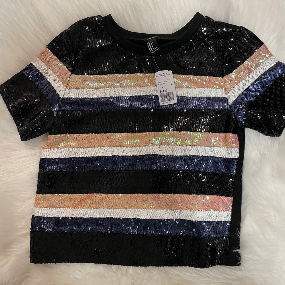 Forever 21 Sequins Top